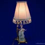 Cтатуэтка-лампа дама с веером